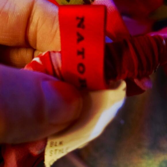 Josie Natori floral cropped sleeping pants size medium - Picture 5 of 6